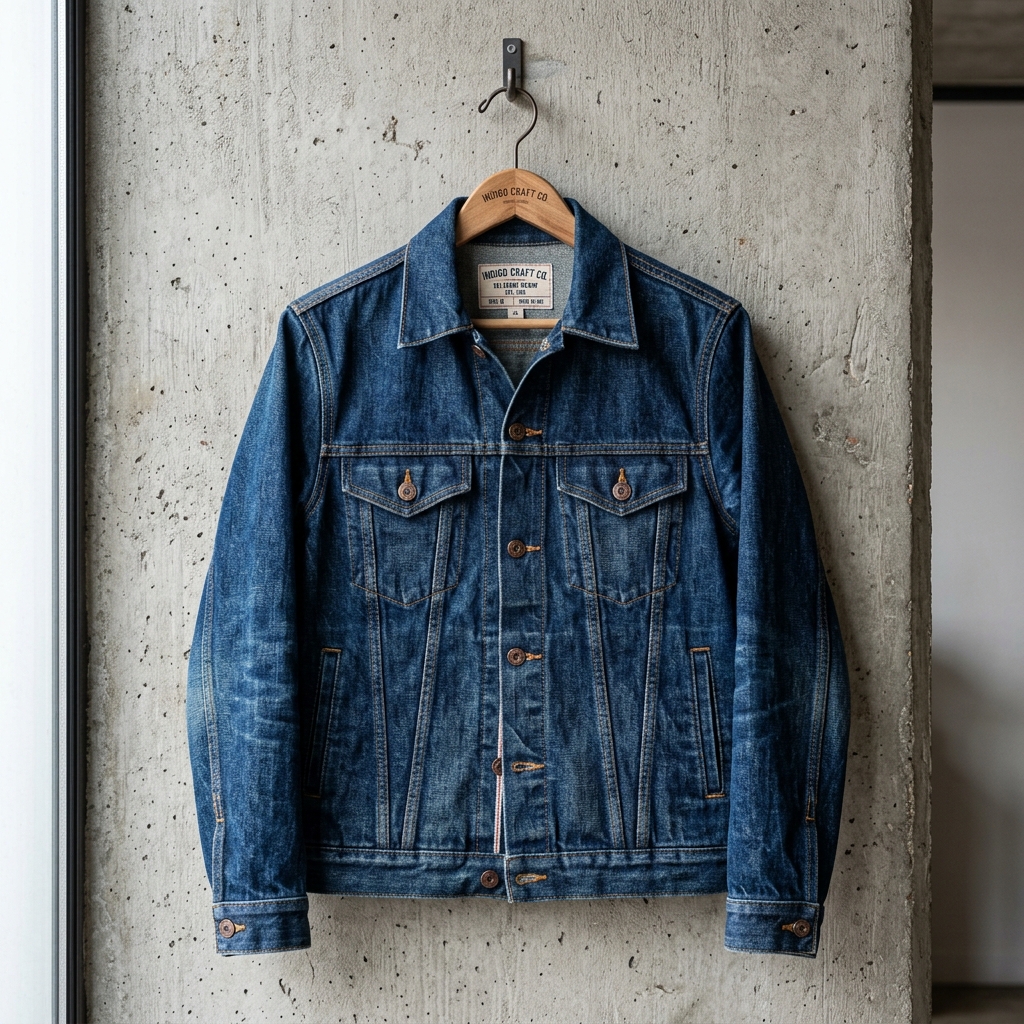 Vintage Selvedge Denim Trucker Jacket